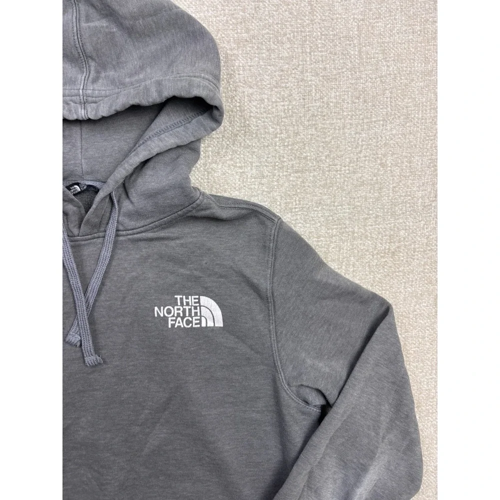 The North Face Mens Red Box Pullover Hoodie Charcoal Grey Small